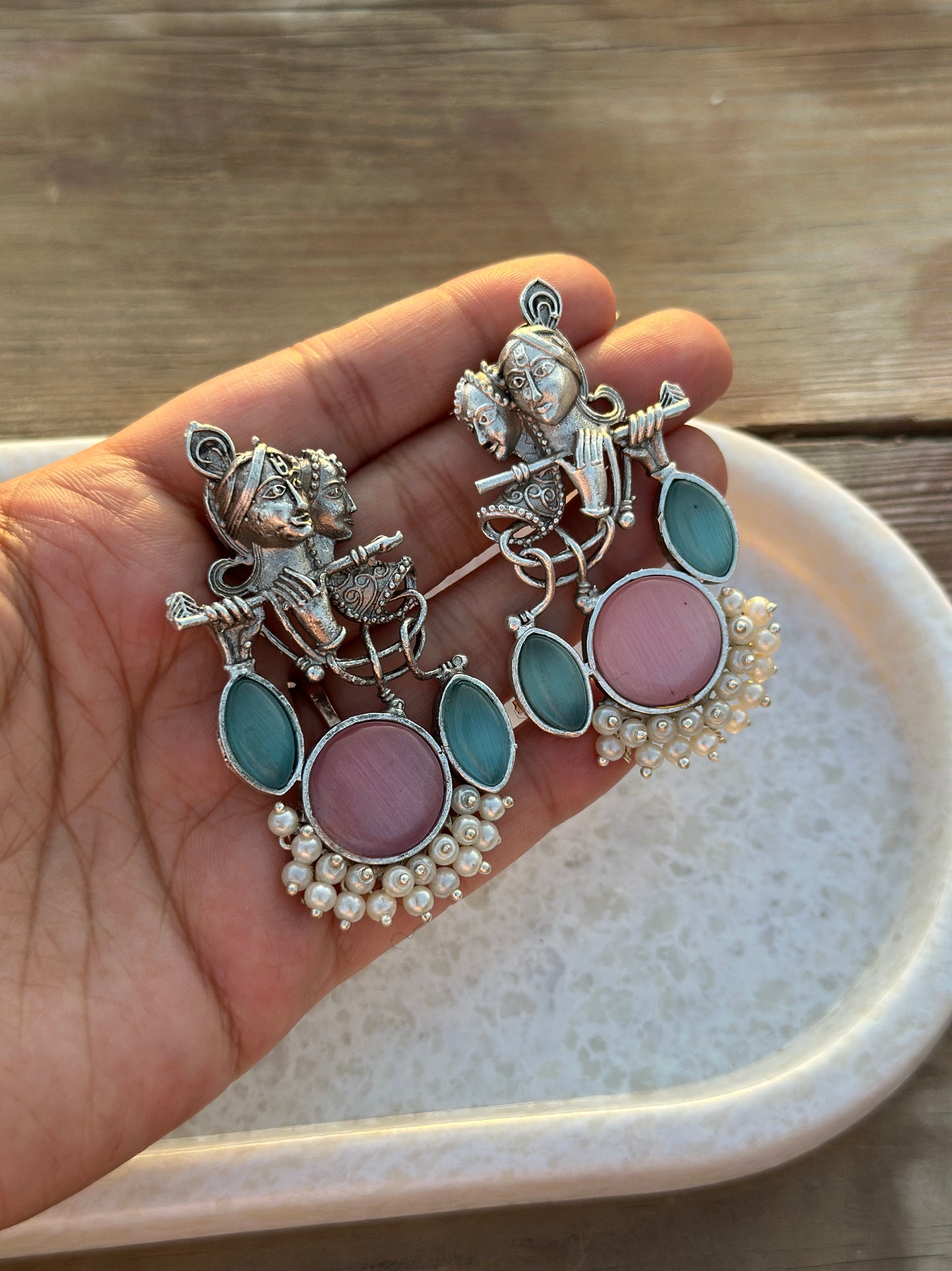 Radha Krishna Earrings