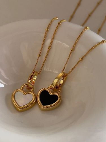 Reversible Heart Necklace